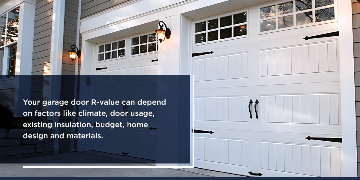 How to Select a Garage Door R-Value